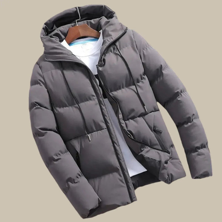 Mens Winter Jackets | Hooded Warm Puffer | Classic Mens Clothing
