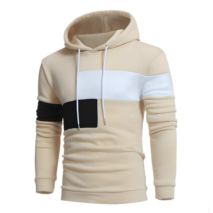 Men's Hoodies | Color Block Pullover | Winter Mens Clothing