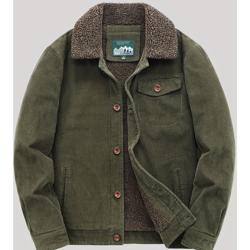 Men’s Winter Jacket | Warm Vintage Style | Classic Mens Coat