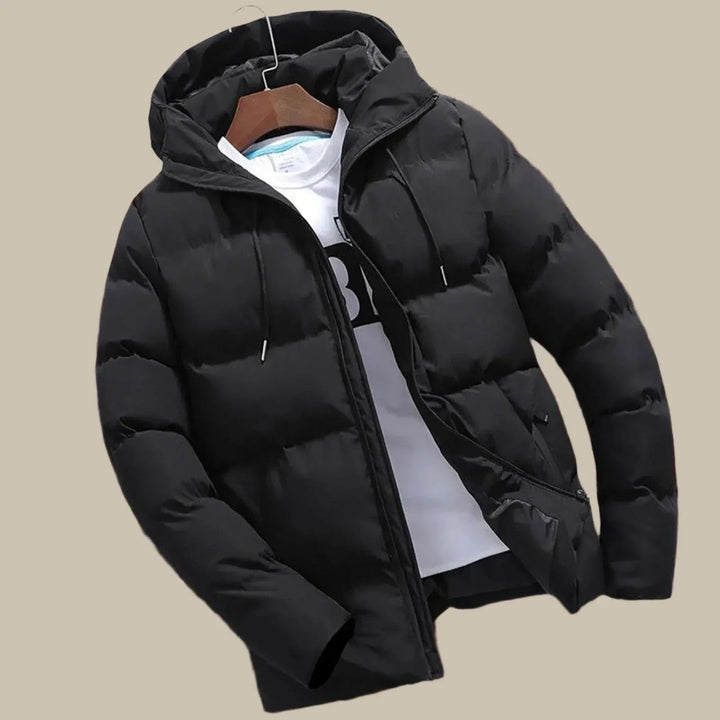 Mens Winter Jackets | Hooded Warm Puffer | Classic Mens Clothing
