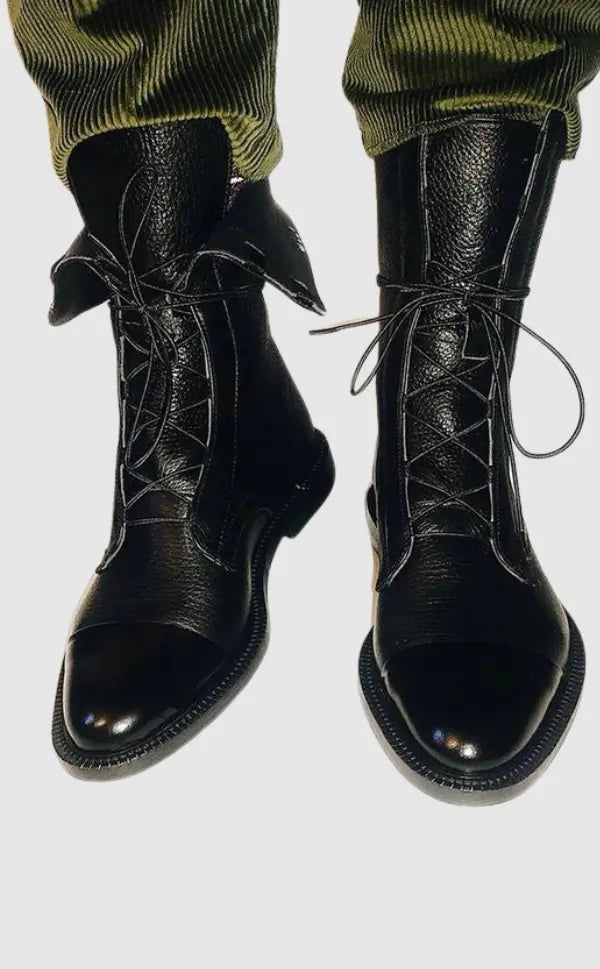 Women’s Boots | Lace-Up Knee High Boots  | Elegant Design Shoes