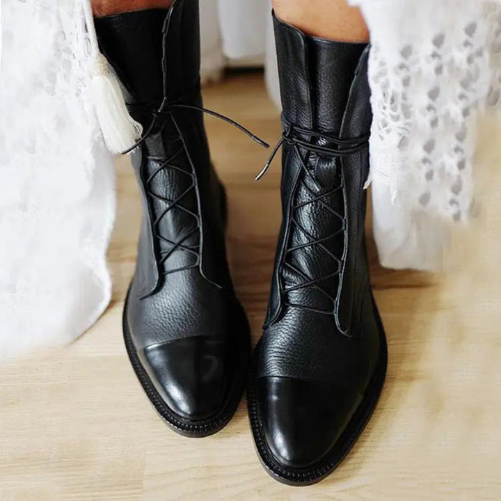Women’s Boots | Lace-Up Knee High Boots  | Elegant Design Shoes