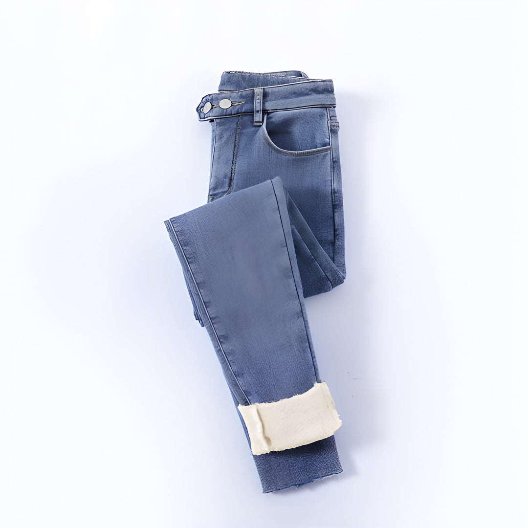 Women’s Thermal Pants | Warm Plush Lining | Stretch & Machine-Washable | Cotton