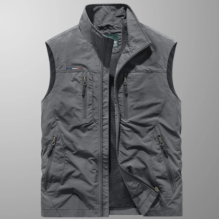 Mens Vest | Outdoor Utility Pocket Design | Practical Mens Clothing