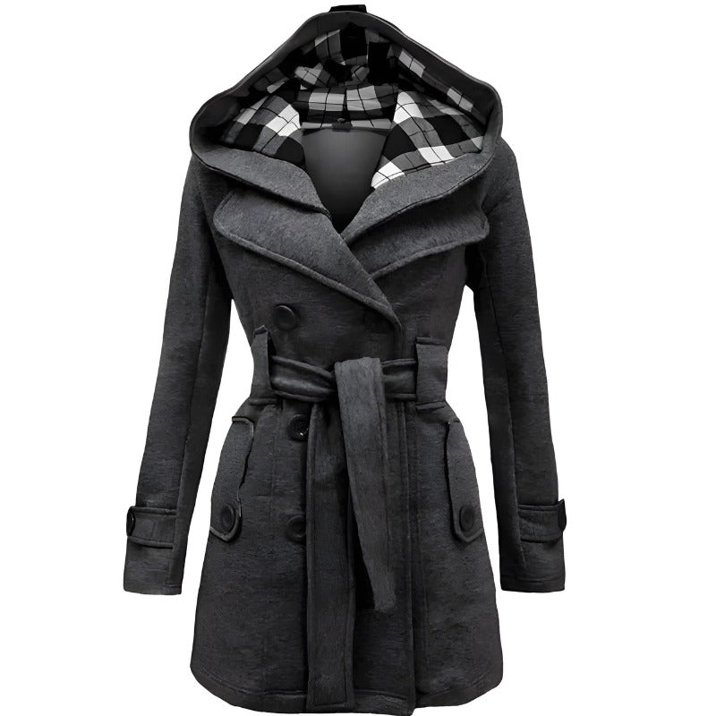 Women’s Jackets | Long Hooded Trench | Casual Winter Clothing