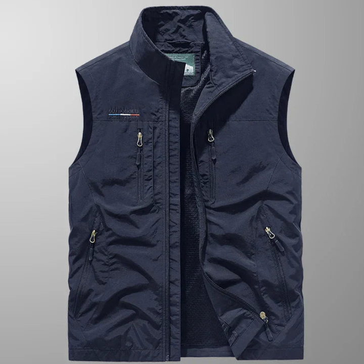 Mens Vest | Outdoor Utility Pocket Design | Practical Mens Clothing