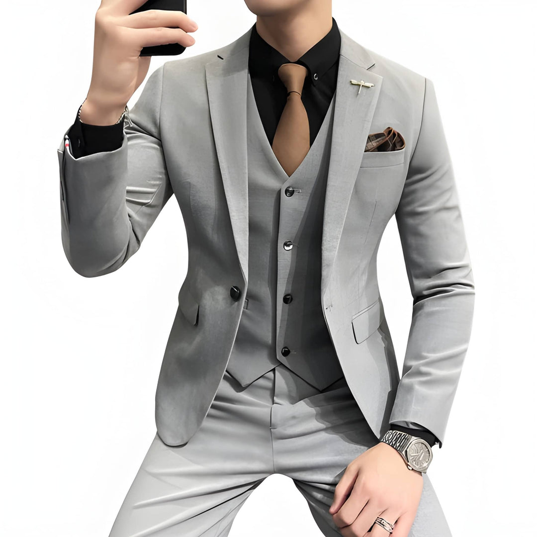 Men's Set | Elegant Three Piece Suit | Formal Mens Clothing