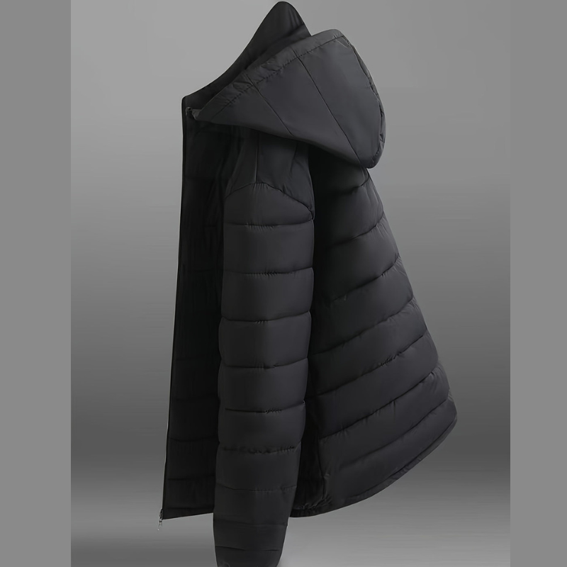 Mens Winter Jackets | Lightweight Puffer Hood | Modern Mens Clothing