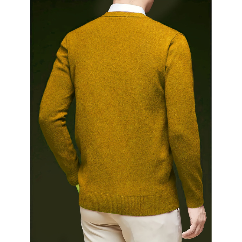 Men’s Sweatshirt | Warm Knit V Neck Jumper | Mens Clothing