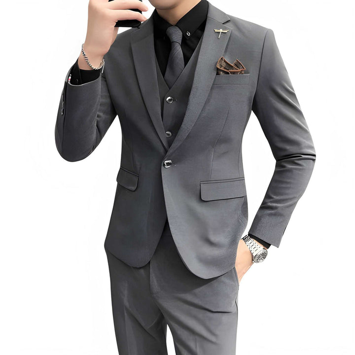 Men's Set | Elegant Three Piece Suit | Formal Mens Clothing