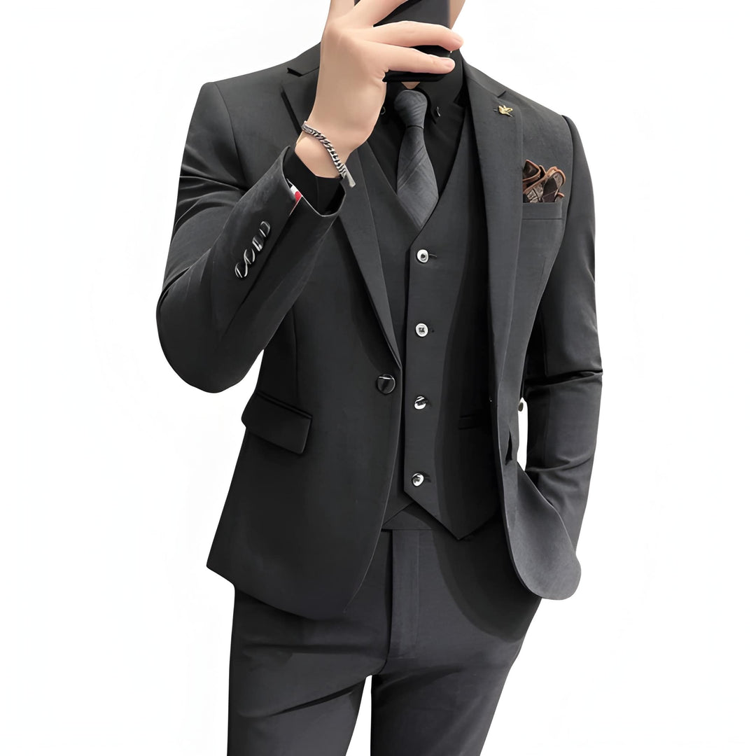 Men's Set | Elegant Three Piece Suit | Formal Mens Clothing