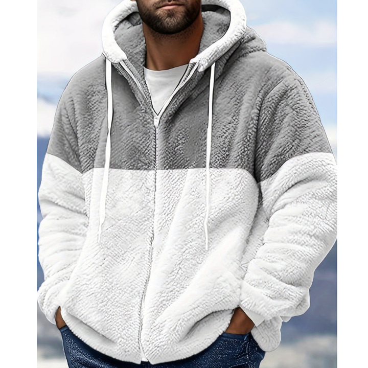 Men's Hoodies | Warm Fluffy Jacket | Winter Mens Clothing