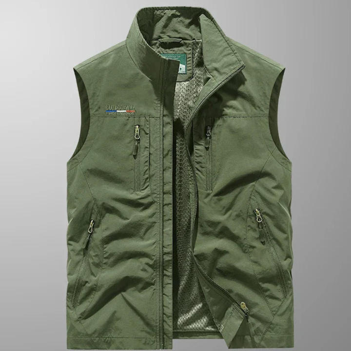 Mens Vest | Outdoor Utility Pocket Design | Practical Mens Clothing