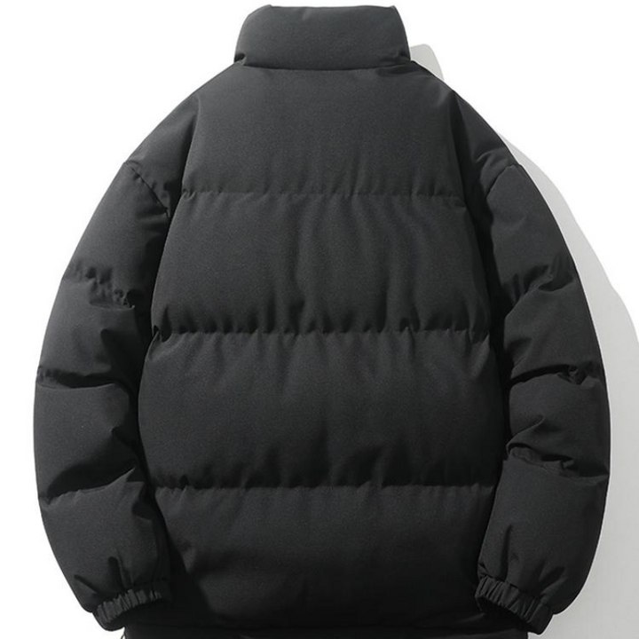 Men’s Winter Jacket | Padded Stand Collar | Relaxed Fit Casual Coat