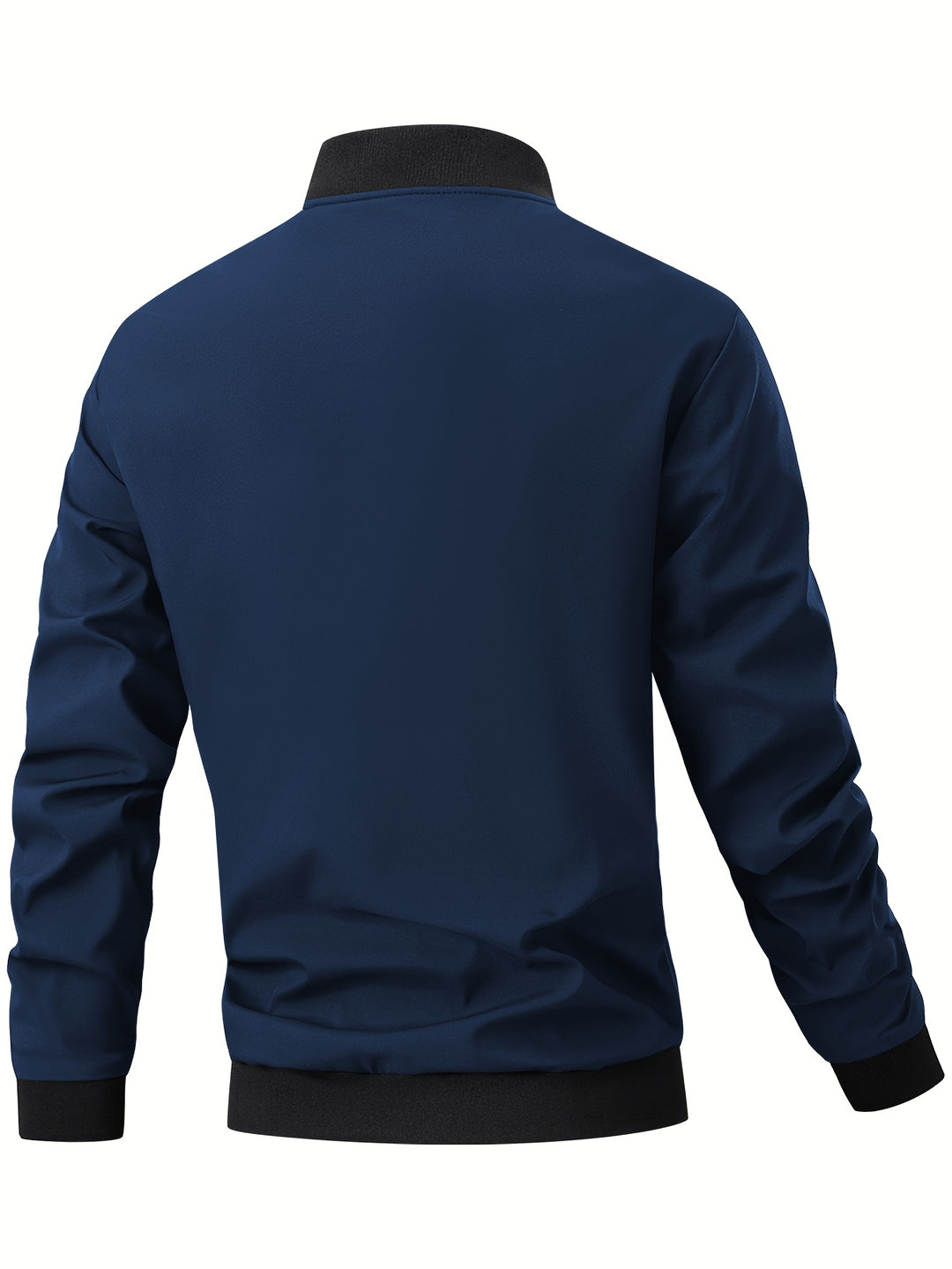 Men’s Bomber Jacket | Windproof & Multiple Pockets | Zipper Closure | Spring & Autumn