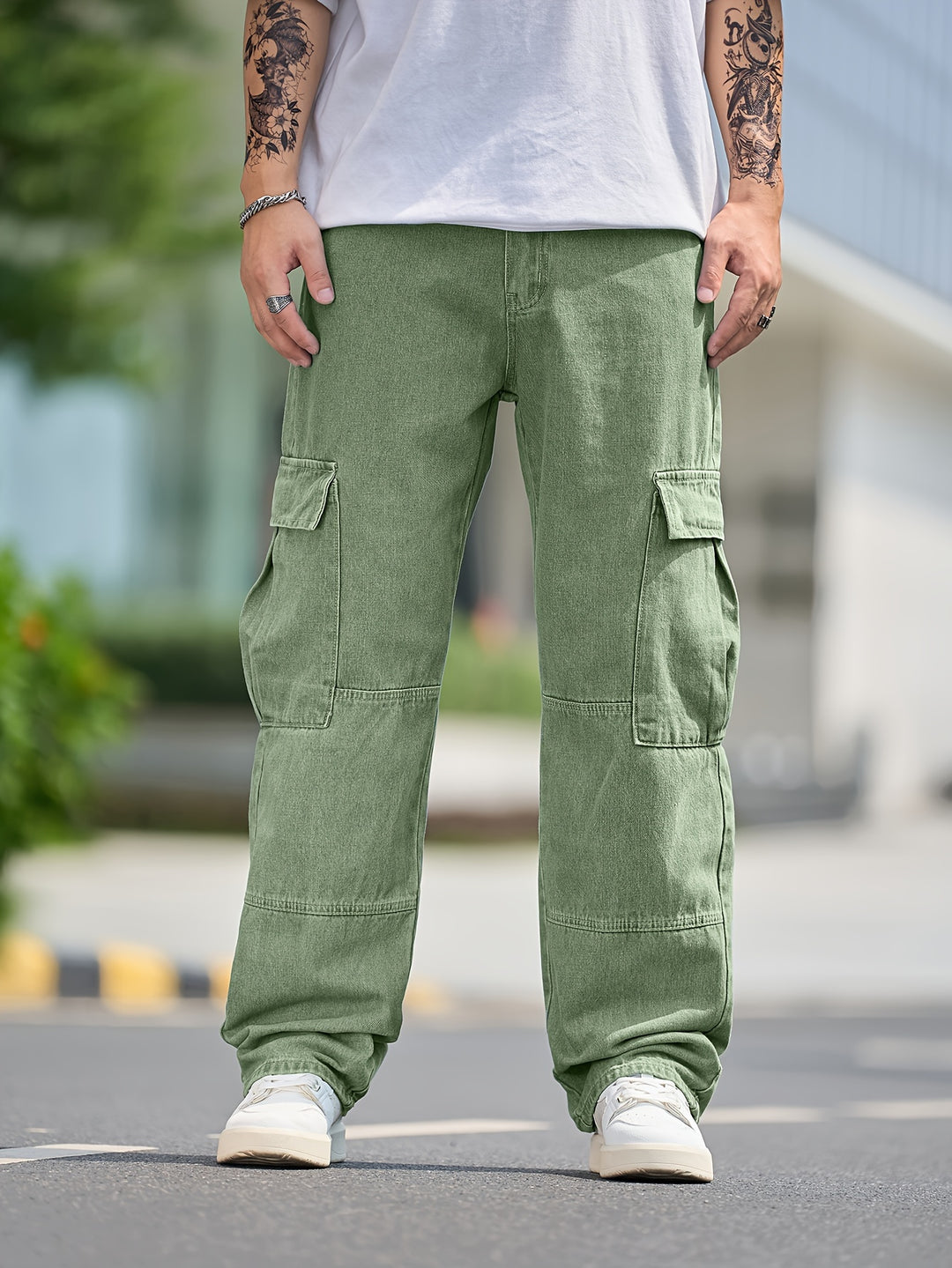 Men’s Jeans | Loose Fit Barrel Style | Multi-Pocket Design | Premium Cotton