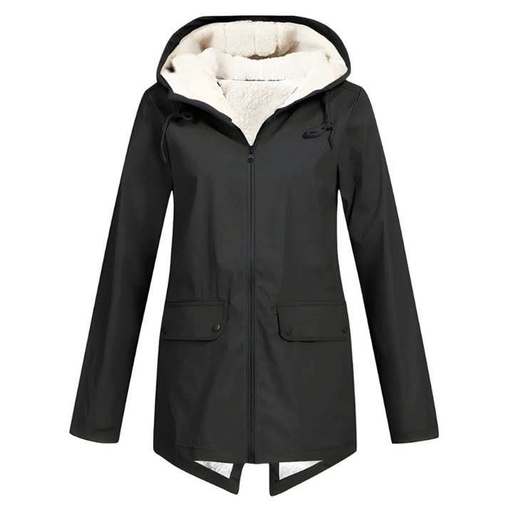 Women’s Coat | Waterproof Hooded Winter Clothing | Elegant Trench Style