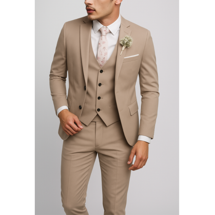 Men’s 3-Piece Suit | Slim Fit Design | Wedding Look | Mens Clothing