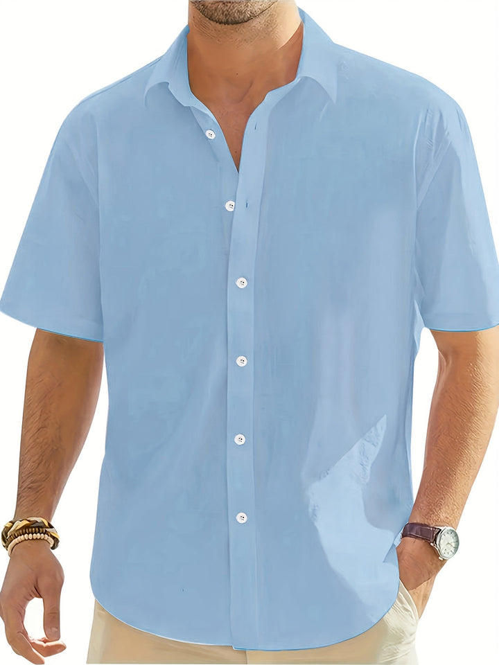 Men's Shirt | Plain Design | Soft & Breathable Cotton | Work & Casual