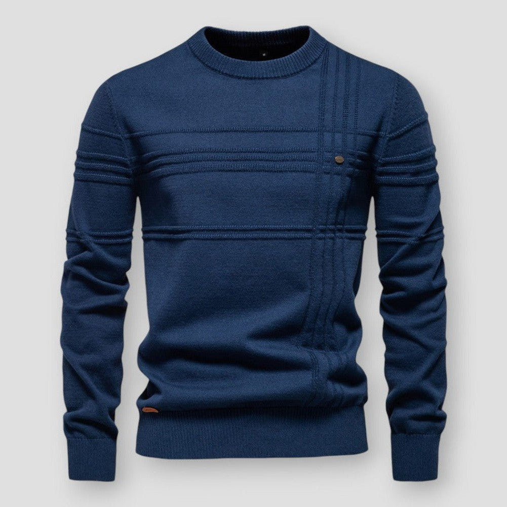 Men's Sweatshirt | Classic Crew-Neck Knit | Stylish Mens Clothing