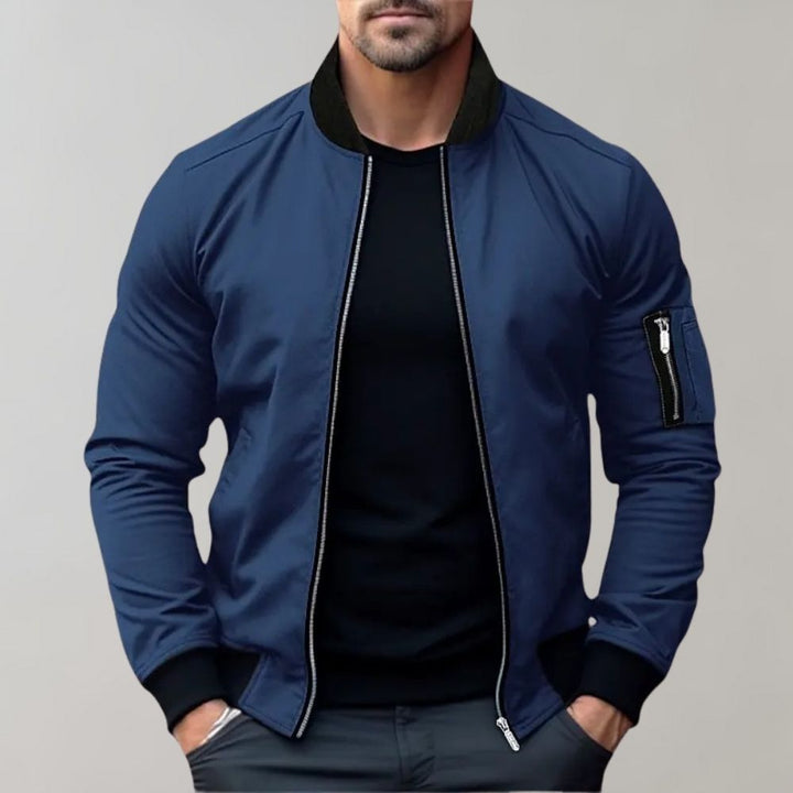 Mens Winter Jackets | Sleek Minimal Zip Style | Casual Mens Clothing