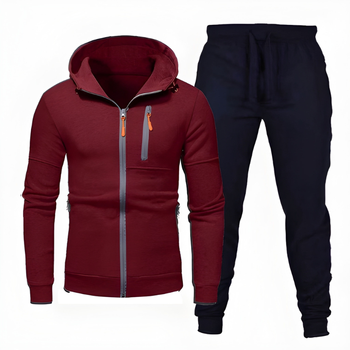 Men’s Tracksuit | Slim Fit | With Hood Zip | Winter