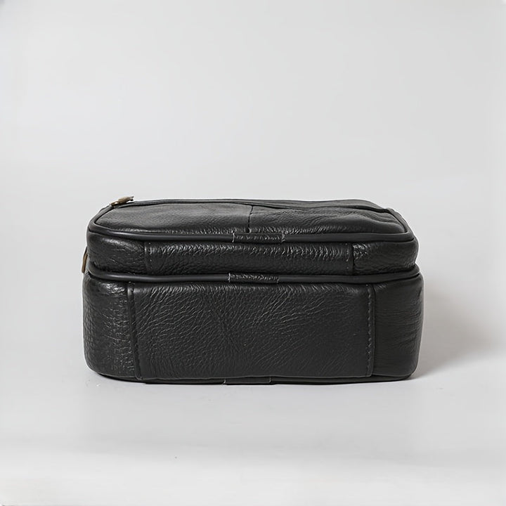 Men’s Crossbody Bag | Premium Leather | Large Capacity & Adjustable Strap | Business Bag