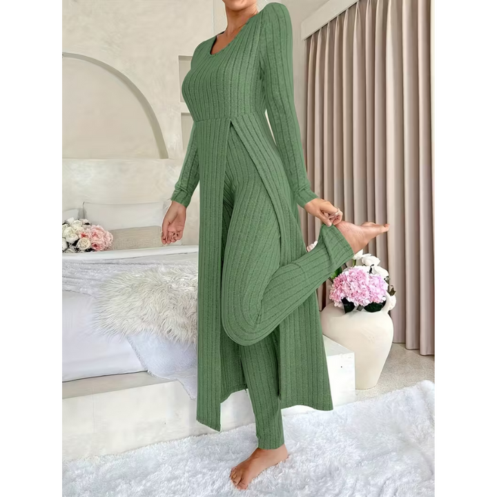 Women’s Two-Piece Set | Long Sleeve Top & Pants | Clothing