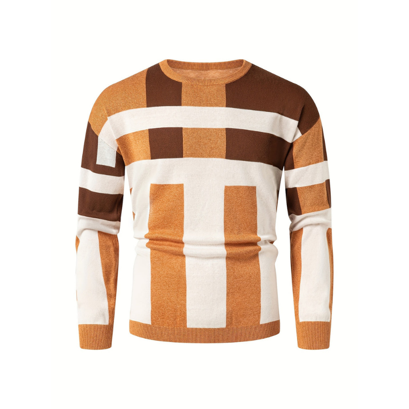 Men’s Sweatshirt | Winter Knit Mens Clothing | Round Neck