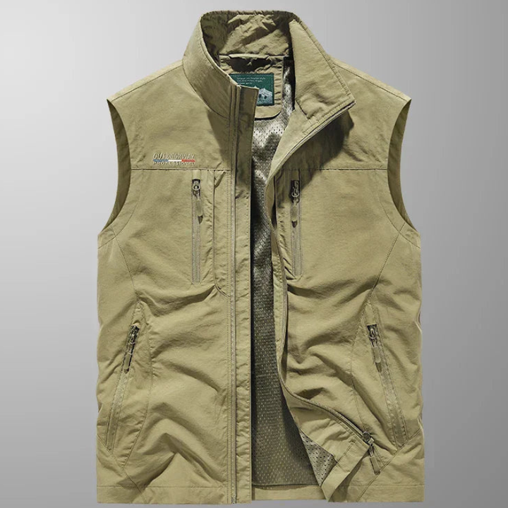 Mens Vest | Outdoor Utility Pocket Design | Practical Mens Clothing