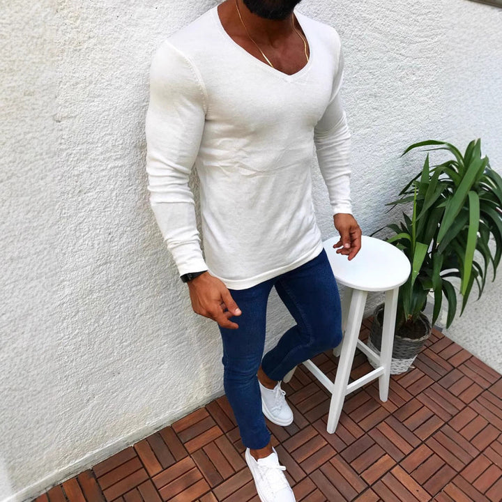 Men’s Pullover | Slim Soft Knitwear | Casual Mens Clothing