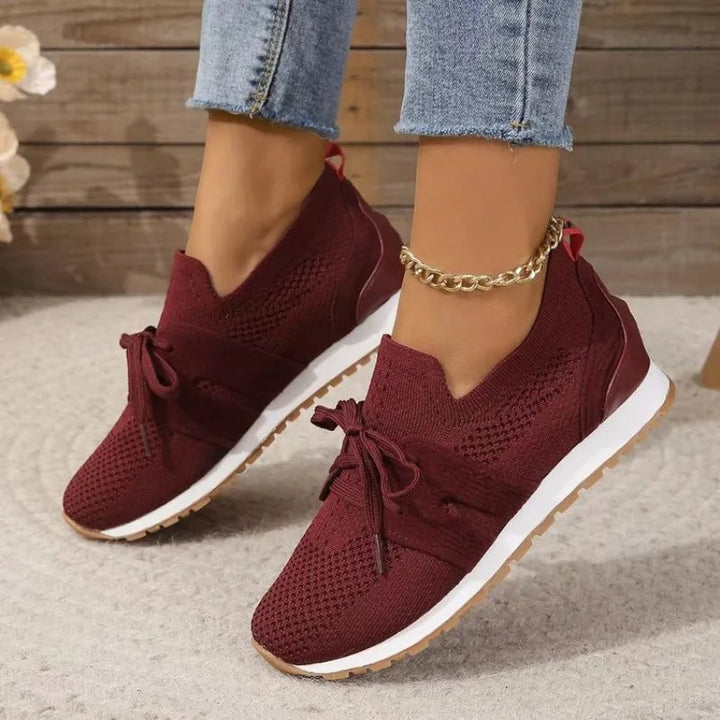 Women’s Trainers | Lightweight Knitted Sneakers | Slip-On Shoes