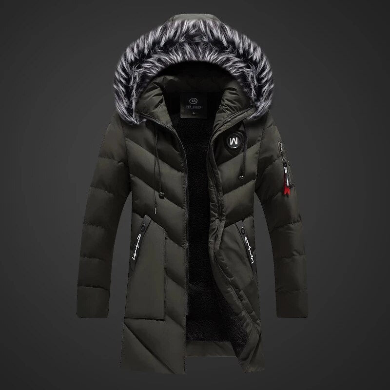 Men’s Winter Jacket | Winter Coat with Hood | Padded Casual Wear