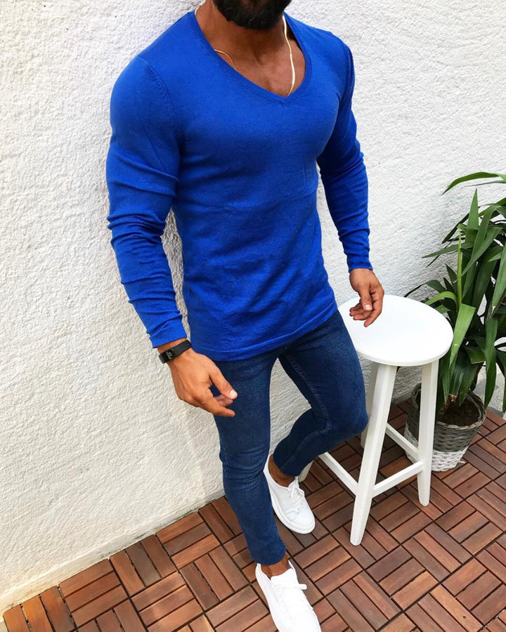 Men’s Pullover | Slim Soft Knitwear | Casual Mens Clothing