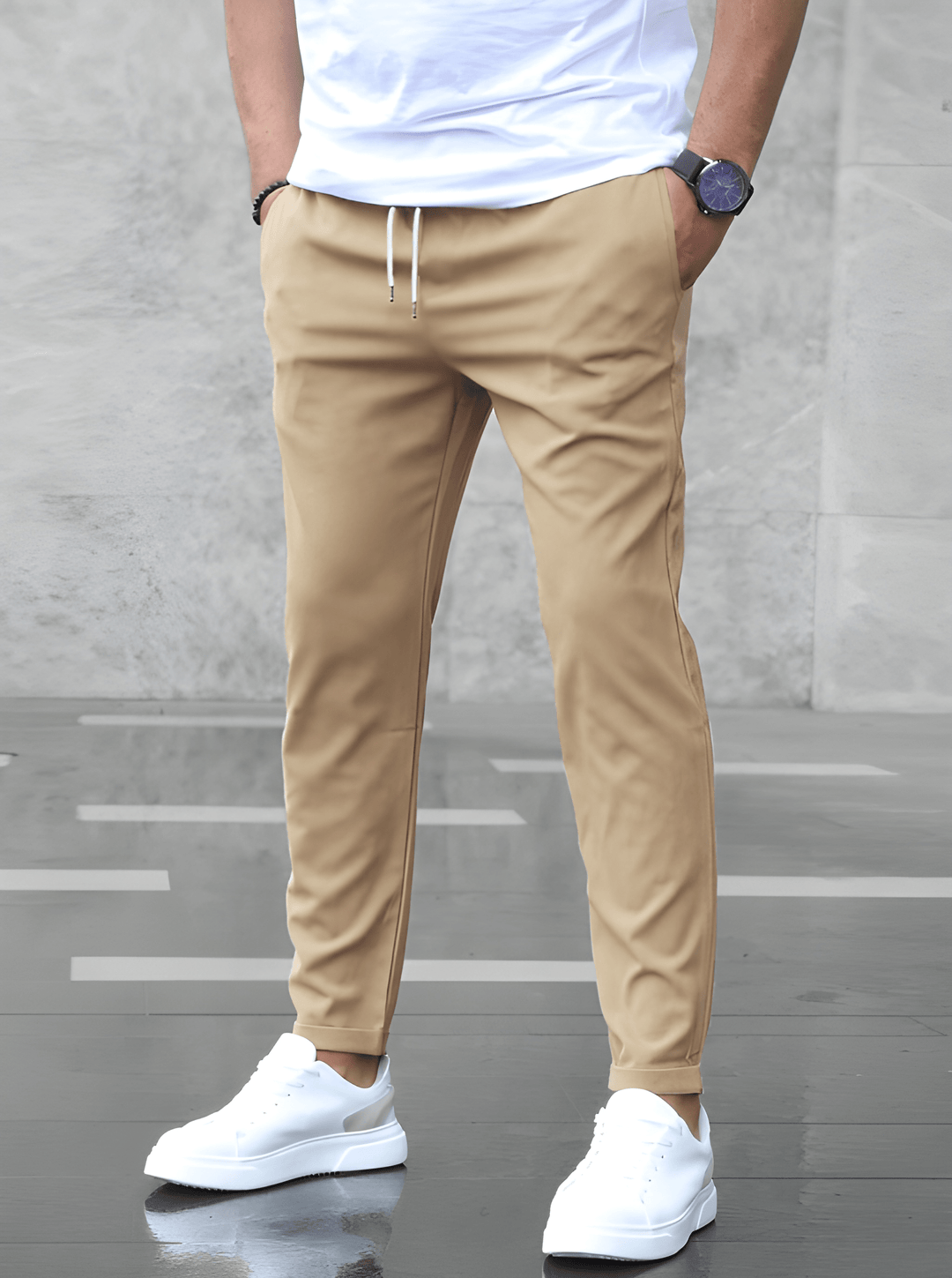 Mens Trousers | Slim Tapered Fit | Essential Mens Clothing