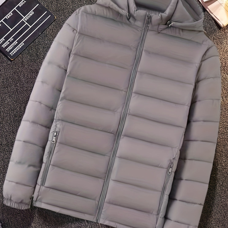 Men’s Winter Jackets | Hooded Quilted Design | Classic Bomber Jacket