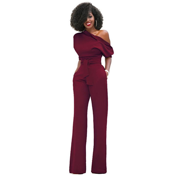 Women’s Jumpsuit | Asymmetric Formal Clothing | Evening Style Dresses