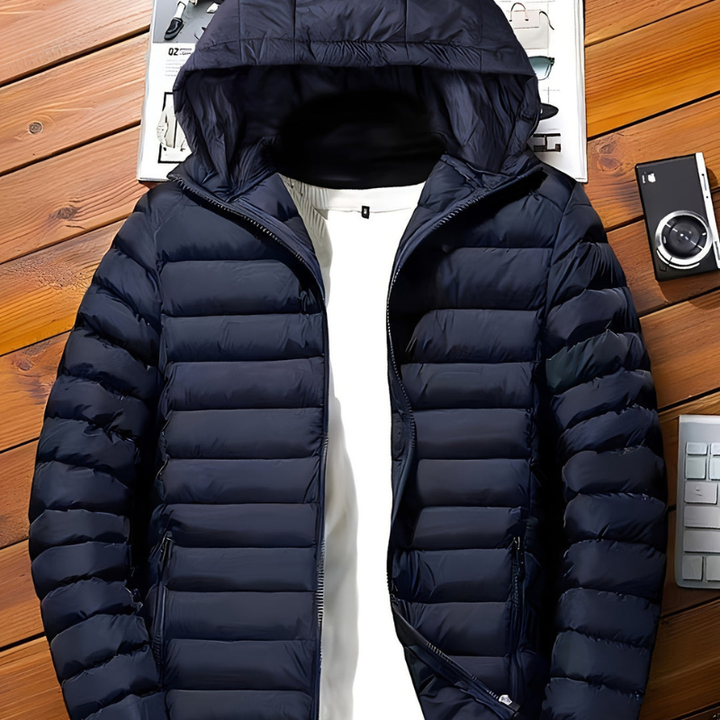 Men’s Winter Jackets | Hooded Quilted Design | Classic Bomber Jacket
