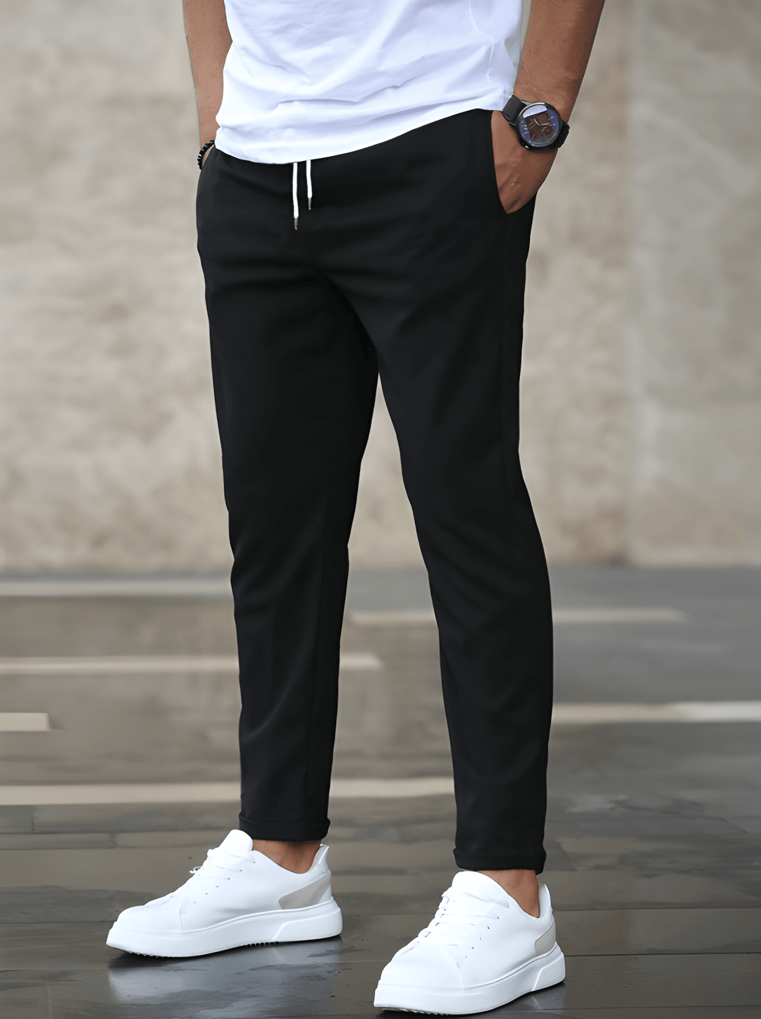 Mens Trousers | Slim Tapered Fit | Essential Mens Clothing