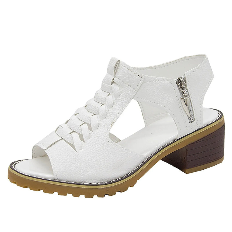 Women’s Shoes | Square Chunky Heel | Open Toe Wedge