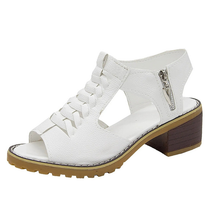Women’s Shoes | Square Chunky Heel | Open Toe Wedge