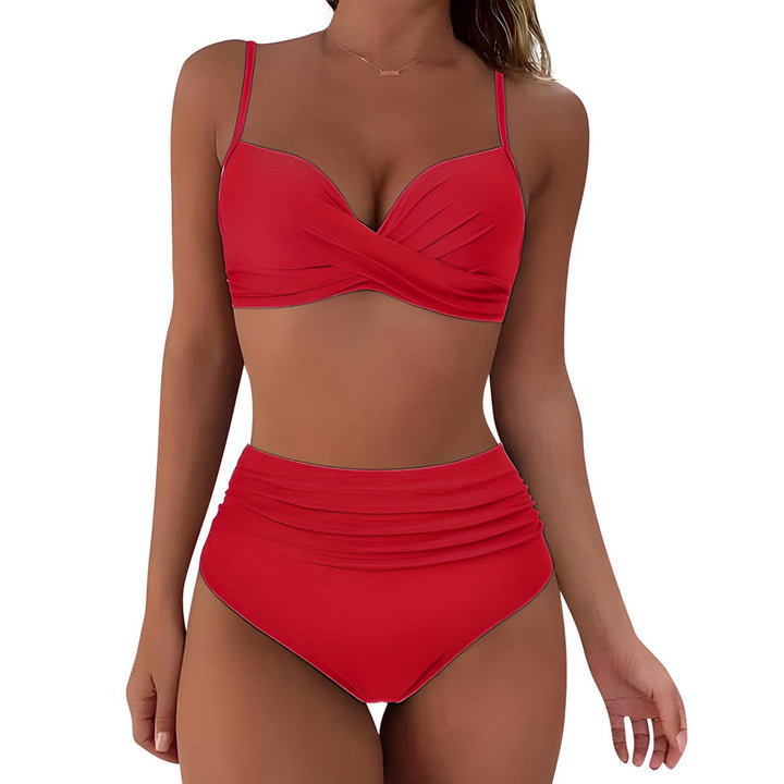 Bikini set for women | High waist & Push Up | Thin straps & Backless | Two-piece swimsuit
