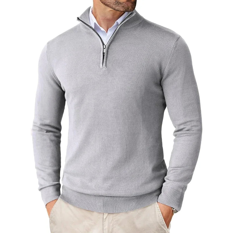 Mens Sweatshirt | Classic Half Zip Sweater  | Comfortale Mens Clothing