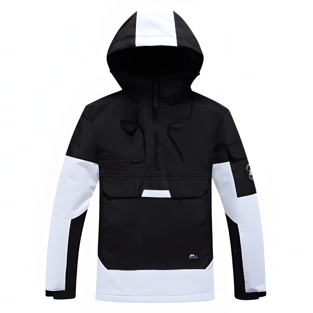 Men’s Ski Jacket | Pullover Hooded Comfort | Mens Winter Jackets