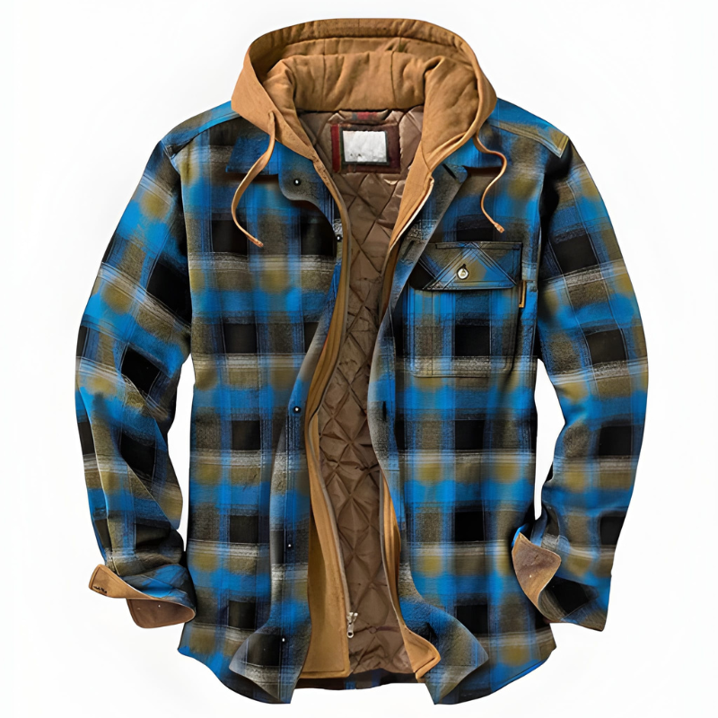 Men’s Winter Jackets | Plaid Bomber Jacket | Casual Style