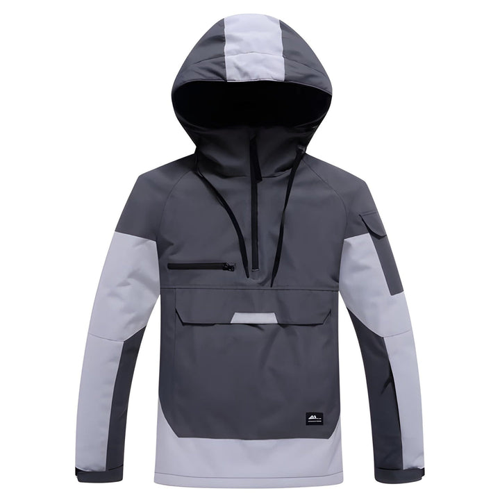 Men’s Ski Jacket | Pullover Hooded Comfort | Mens Winter Jackets