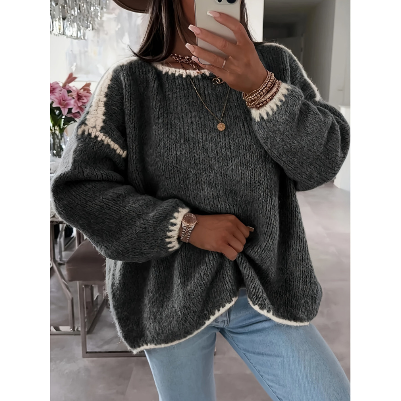 Women’s Jumper | Round Neck Sweater | Winter Autumn Clothing