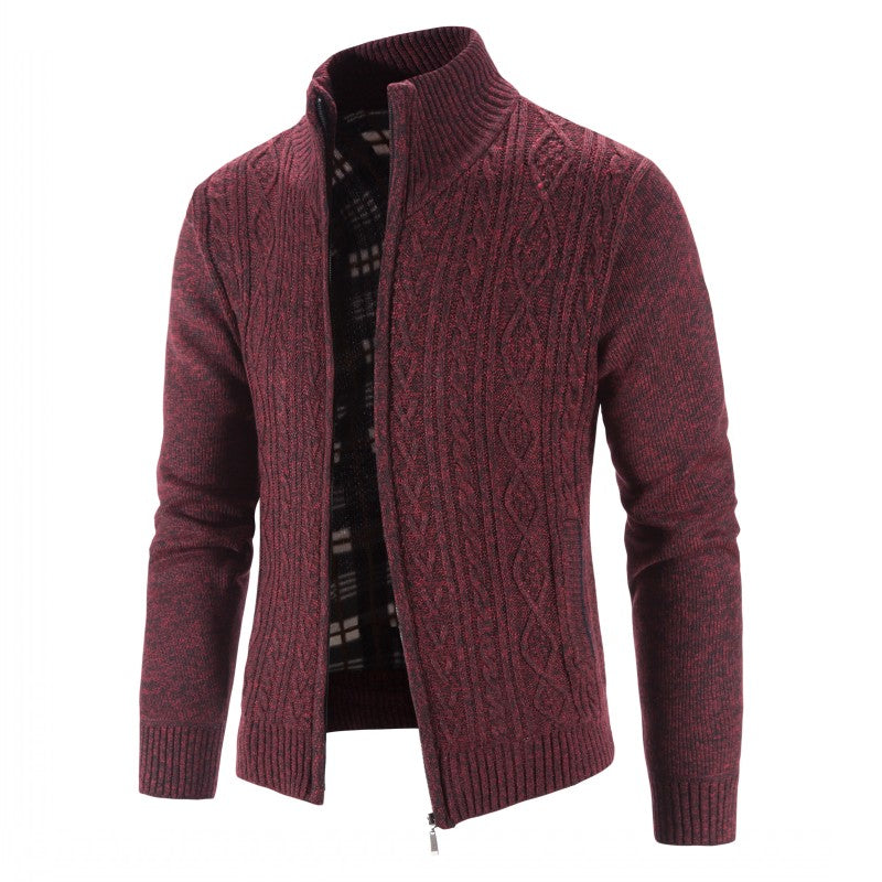 Mens Winter Jackets | Warm Zip Knit Jacket Style | Everyday Mens Clothing