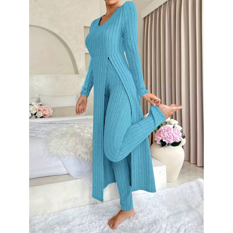 Women’s Two-Piece Set | Long Sleeve Top & Pants | Clothing