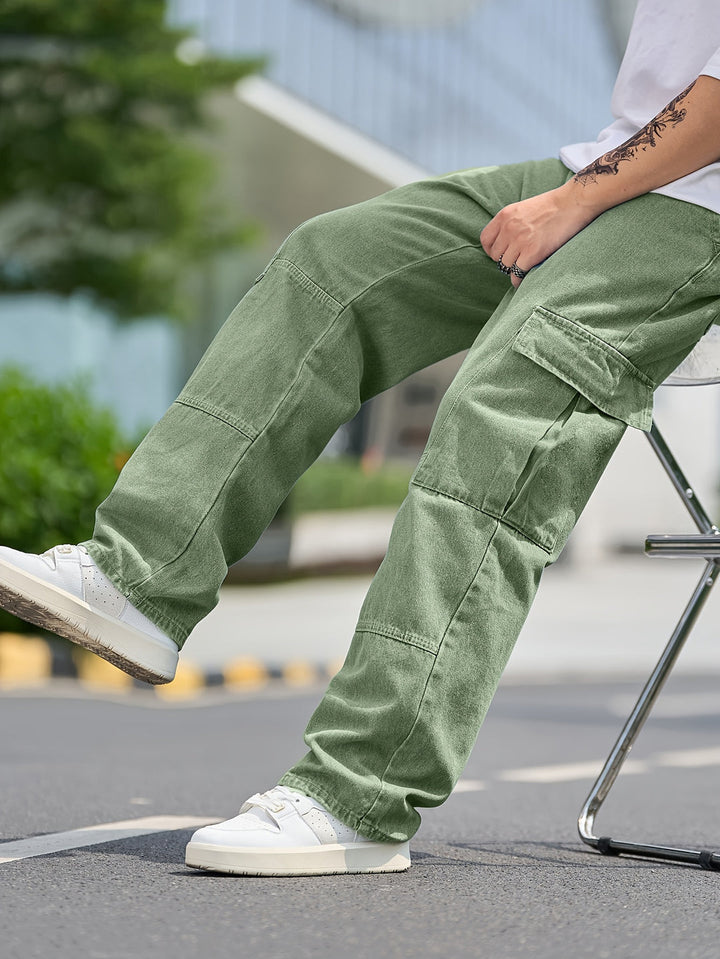 Men’s Jeans | Loose Fit Barrel Style | Multi-Pocket Design | Premium Cotton